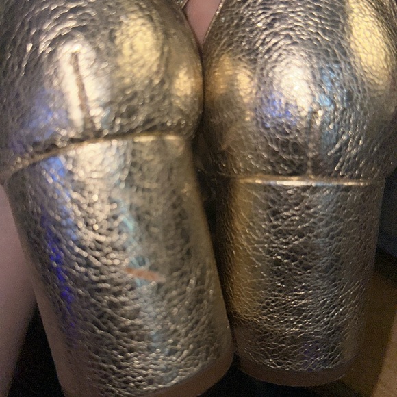 Sam Edelman gold strappy heels - Picture 10 of 11